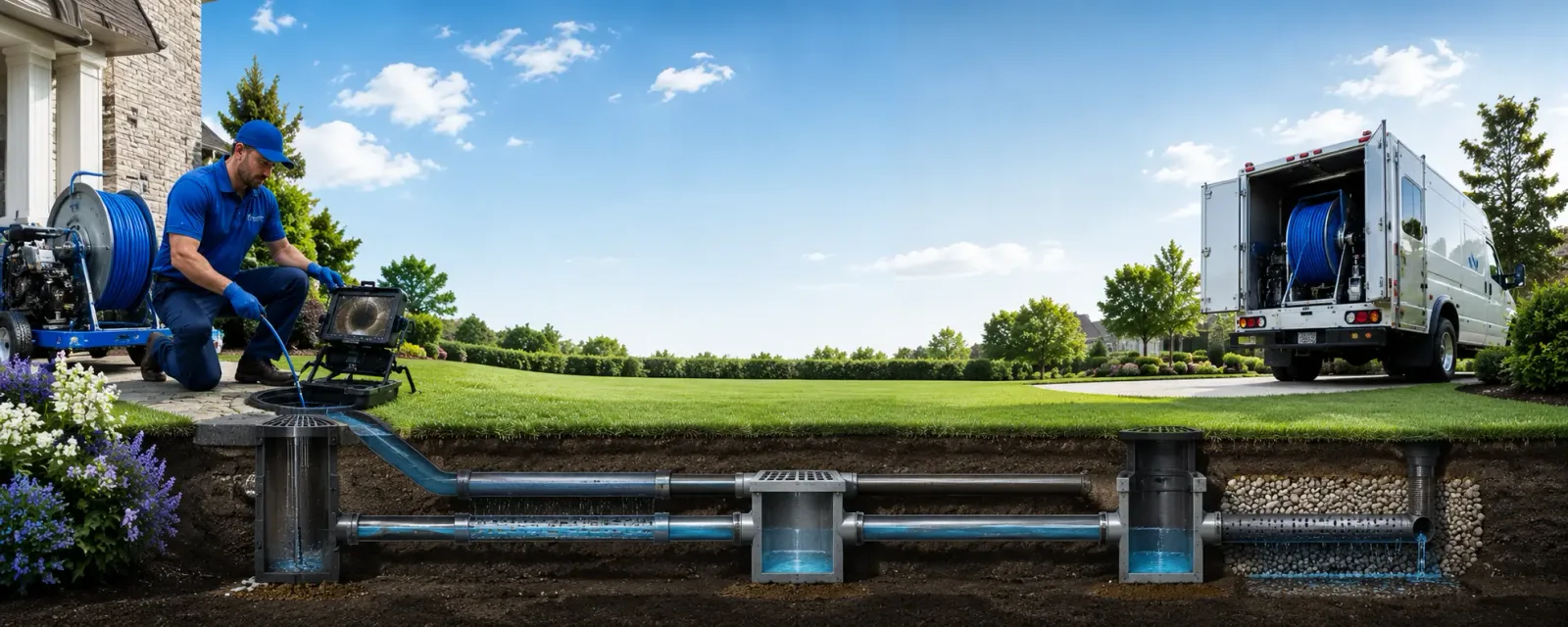 Outdoor drain cleaning information for Luckey, OH
